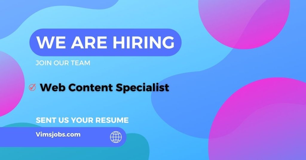 Web Content Specialist