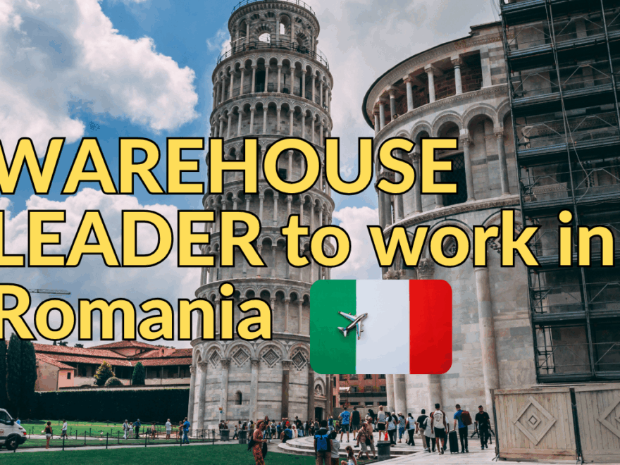 WAREHOUSE LEADER to work in Romania